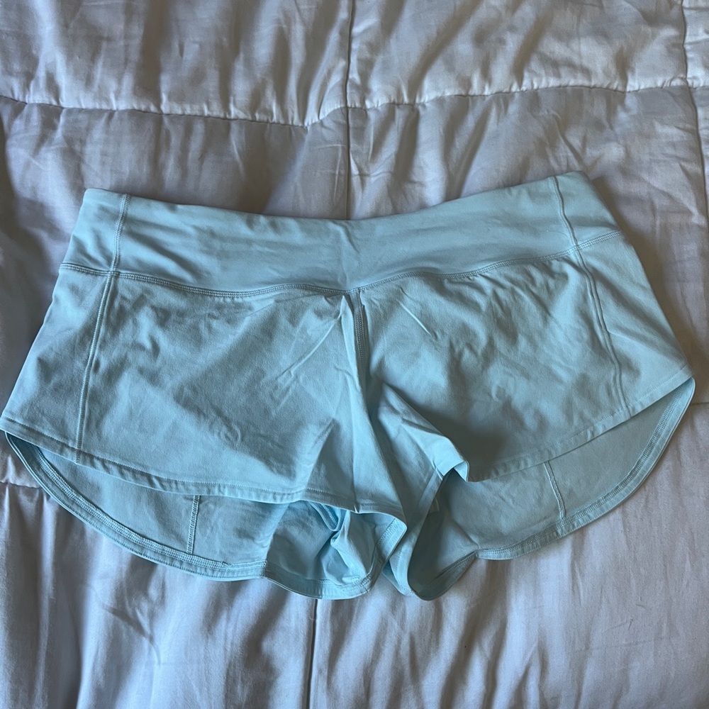 Lululemon speed up Sky Blue Shorts